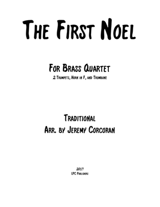 Book cover for The First Noel for Brass Quartet