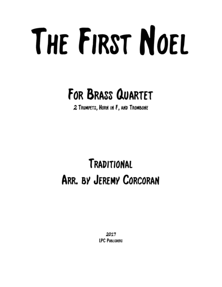 The First Noel for Brass Quartet image number null