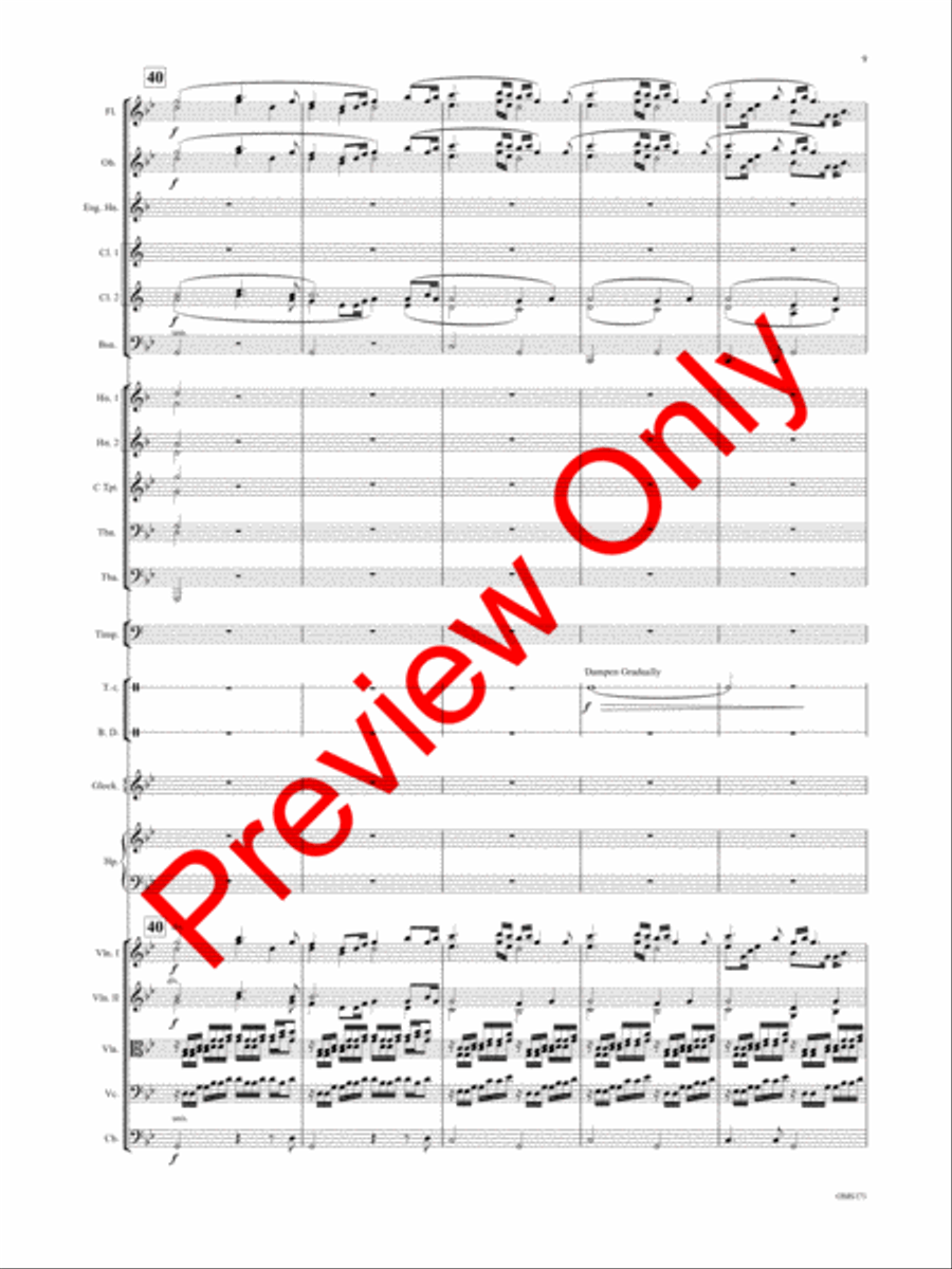 Anishinaabeg Rhapsody Orchestra scores gallery preview page 12