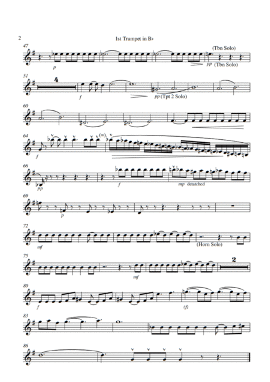633 Squadron - Main Title Brass Ensemble scores gallery preview page 2