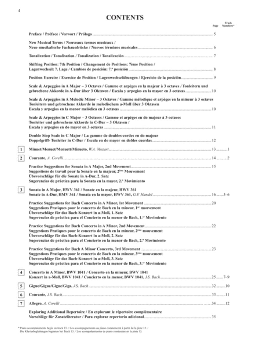 Suzuki Violin School, Volume 7 String Methods scores gallery preview page 3
