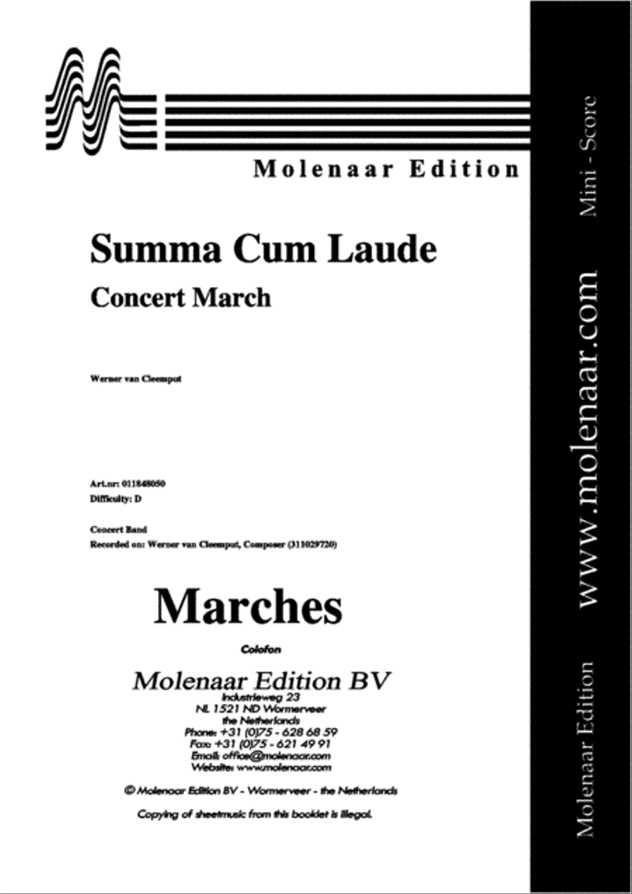 Summa Cum Laude Concert Band scores gallery preview page 2