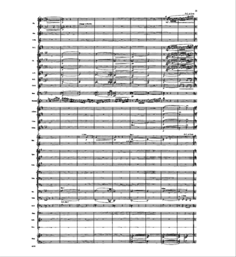 Concertino for Marimba and Winds Concert Band scores gallery preview page 31
