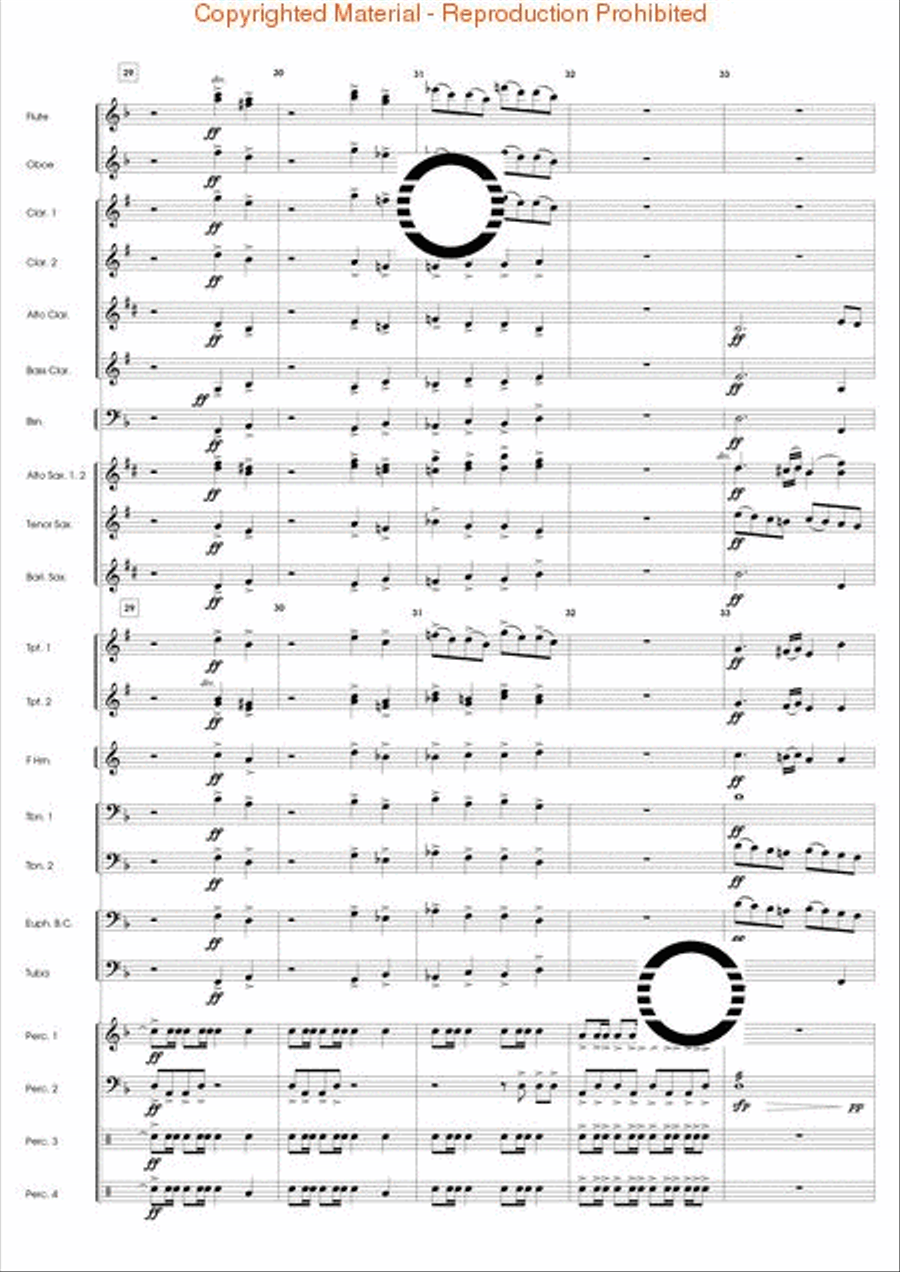 Odyssey for Percussion Odyssey for Percussion Concert Band scores gallery preview page 7