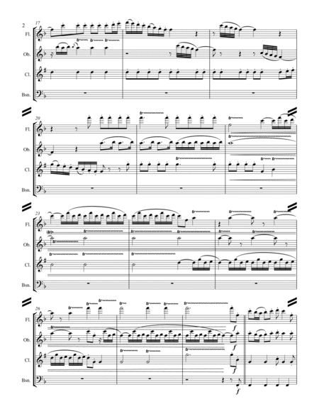Vivaldi - La primavera - I. Allegro from The Four Seasons (for Woodwind Quartet) image number null