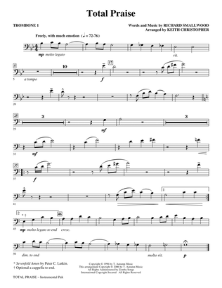 Total Praise - Trombone 1
