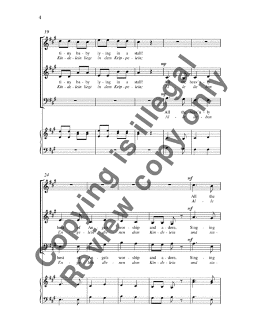 Singing Psalms to the Holy Child (Psallite unigenito) 3-Part scores gallery preview page 4