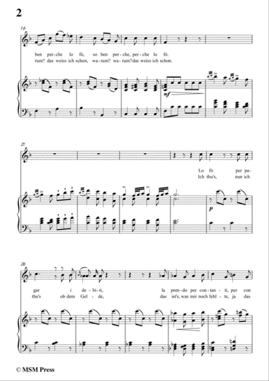 Schubert-Il modo di prender moglie,Op.83 No.3,in F Major,for Voice&Piano Voice scores gallery preview page 4