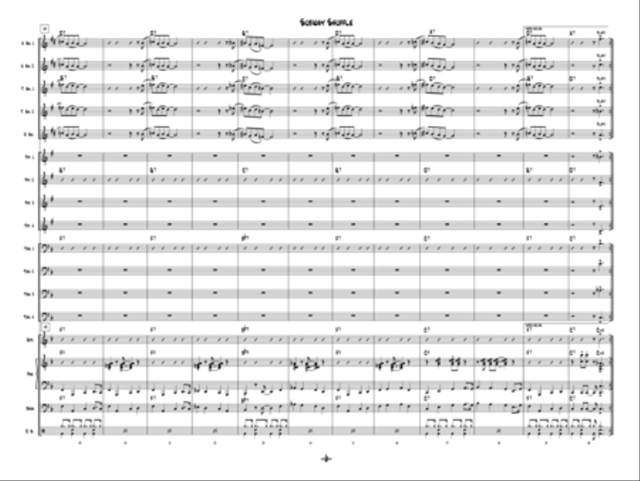 Subway Shuffle Jazz Ensemble scores gallery preview page 6