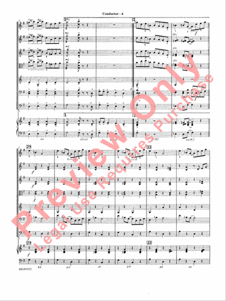 Jazz Pizzicato String Orchestra scores gallery preview page 7