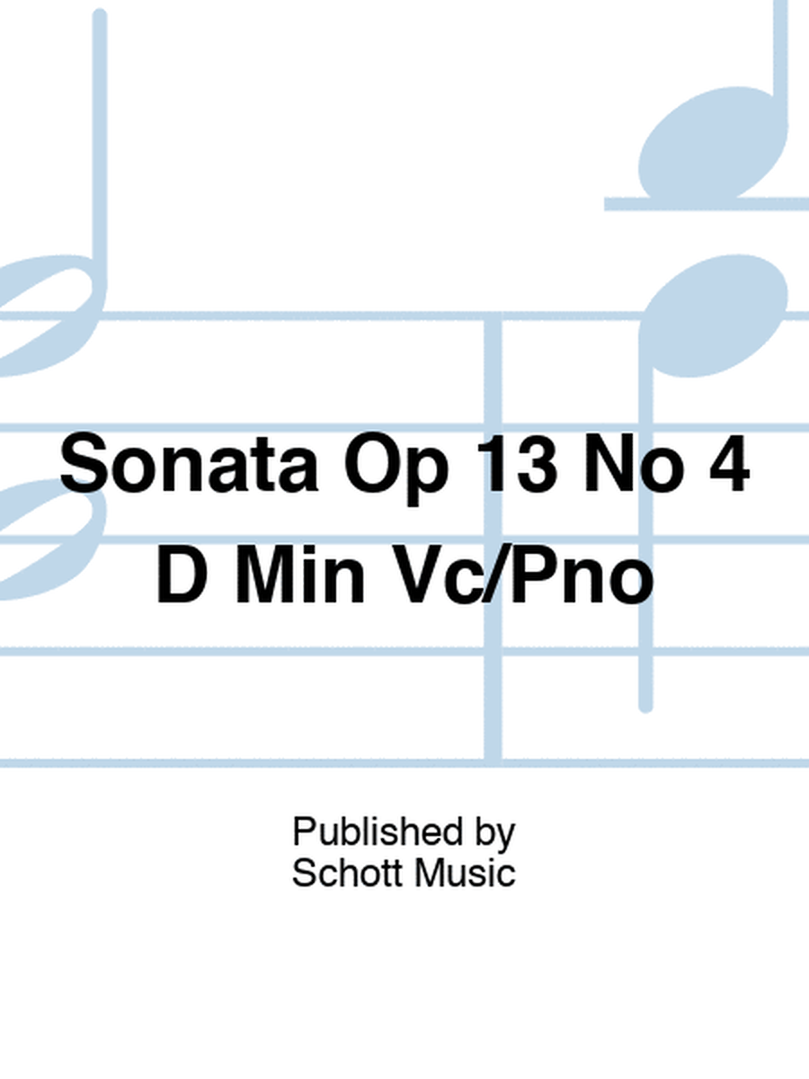 De Fesch - Sonata D Minor Op 13 No 4 Cello/Piano