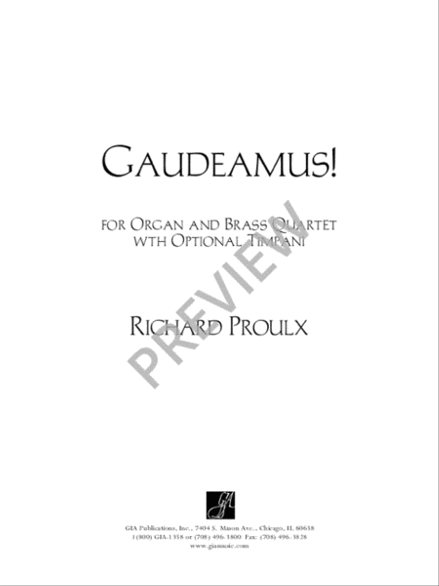 Gaudeamus! Trombone scores gallery preview page 2