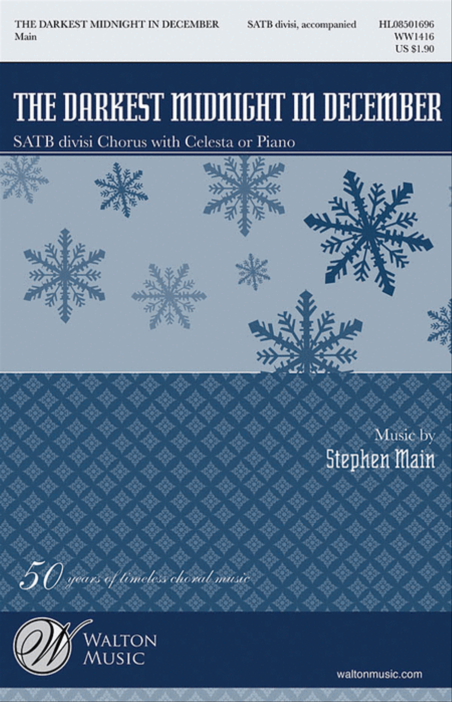 The Darkest Midnight in December - SATB divisi Divisi scores gallery preview page 1