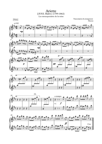 Classic and Romantic Duets (4-hands) for Piano  image number null