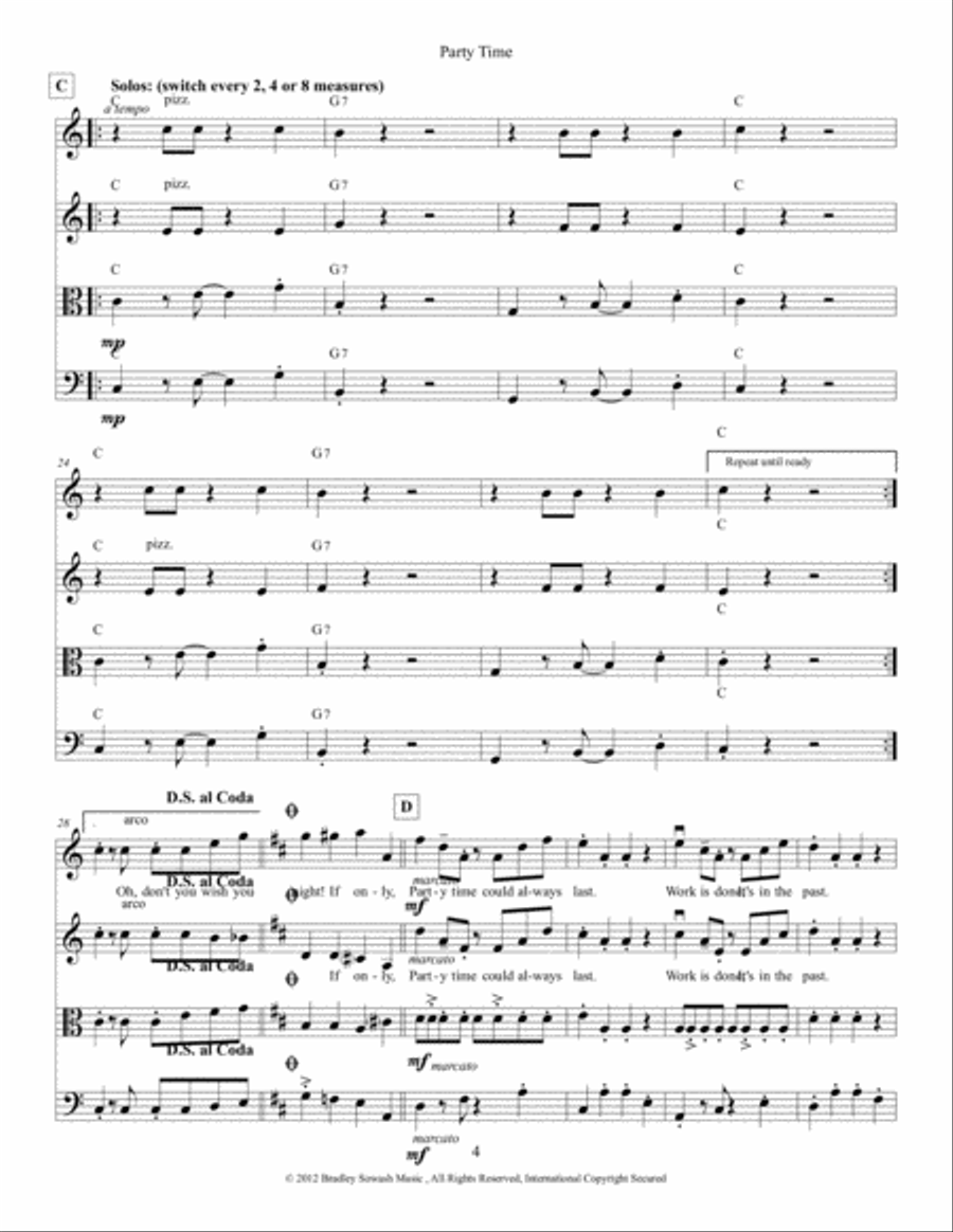 Party Time - Creative Strings String Orchestra scores gallery preview page 6