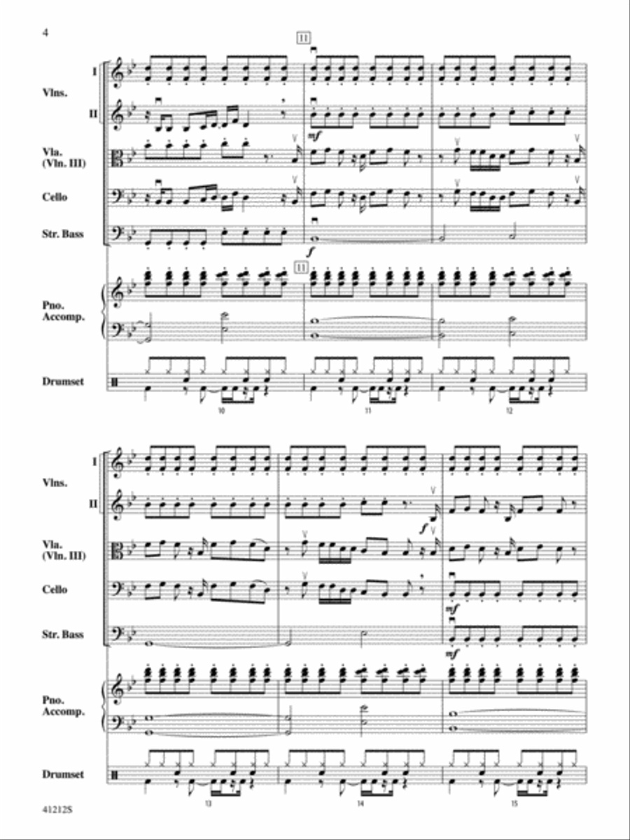 Roar: Score String Orchestra scores gallery preview page 4