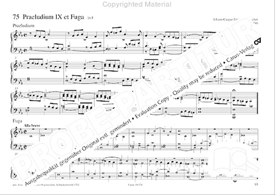 Organo pleno. Orgelstucke zum Ein- und Auszug Organ Solo scores gallery preview page 101