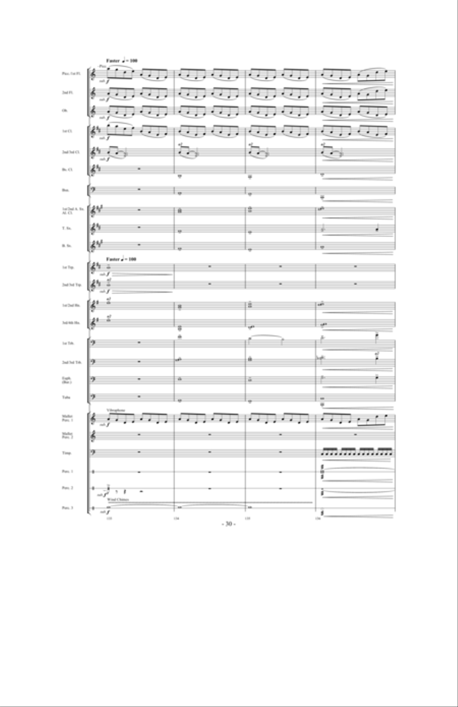 In Pursuit of Troy Concert Band scores gallery preview page 28
