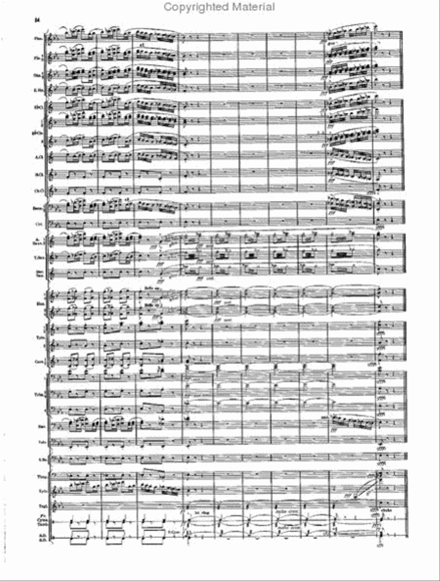 Armenian Dances, Part II Concert Band scores gallery preview page 82
