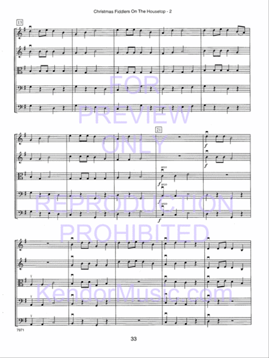 Kendor Concert Favorites , Volume 1 (Score) - with MP3s String Orchestra scores gallery preview page 38