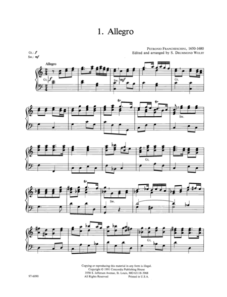 Baroque Music for Manuals, Vol. V