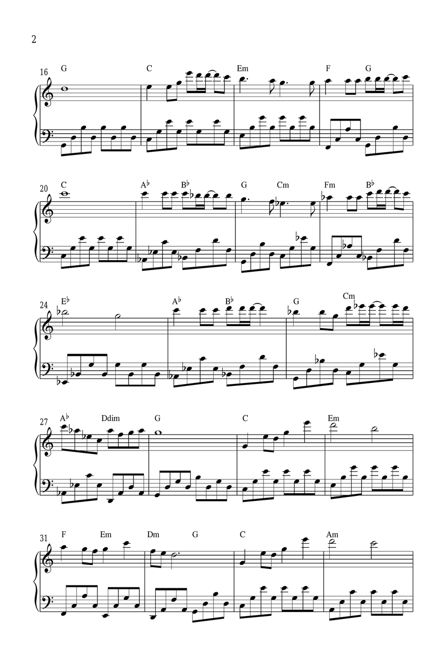 Only Peace Can... Piano Method scores gallery preview page 2