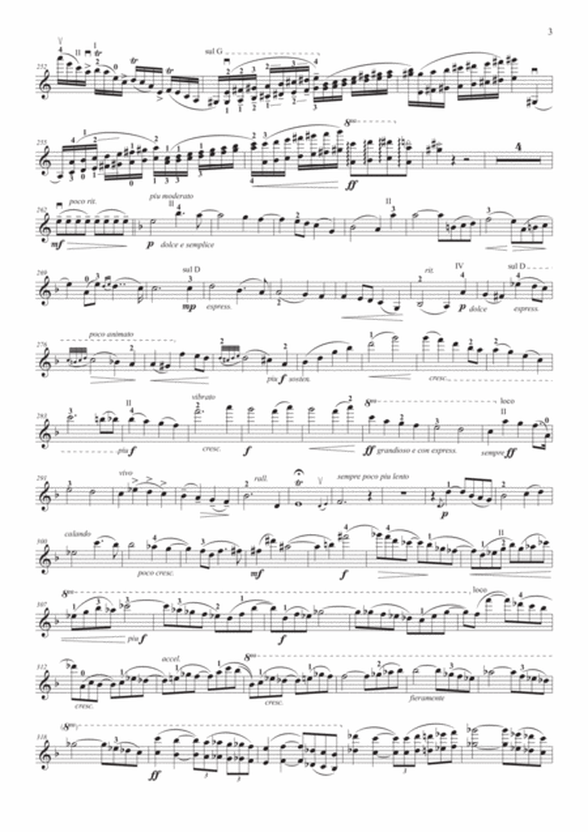 Violin Concerto No. 3 with piano accompaniment