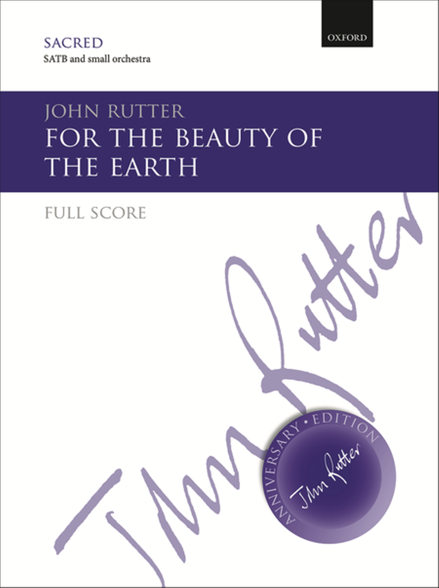 For the beauty of the earth TTBB scores gallery preview page 1