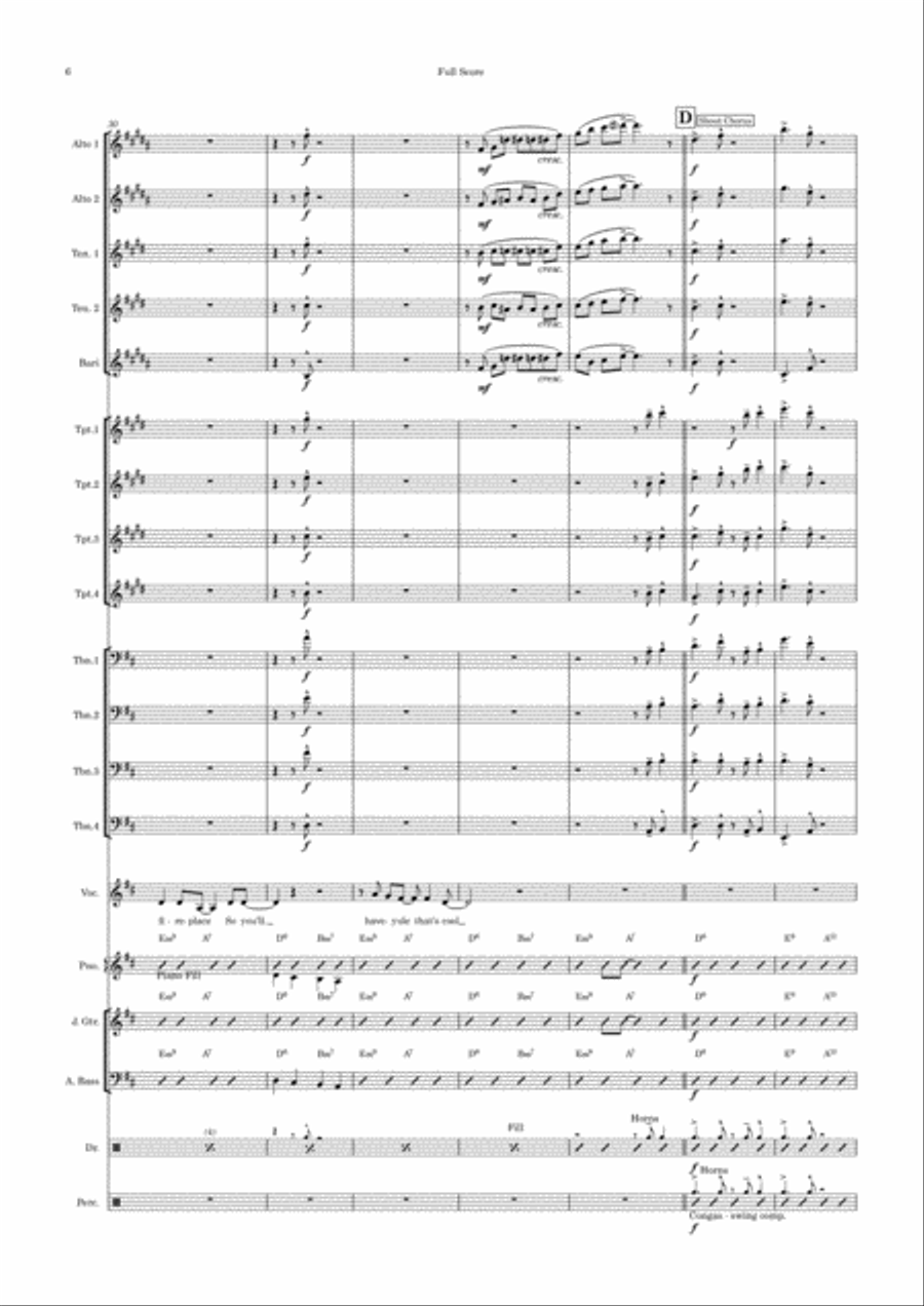 Cool Yule Jazz Ensemble scores gallery preview page 6