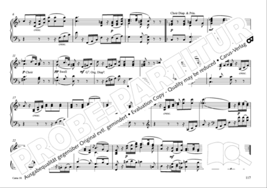 Pastoral music for organ, vol. 2: Germany, Bohemia, Austria, South Tyrol Organ Solo scores gallery preview page 118