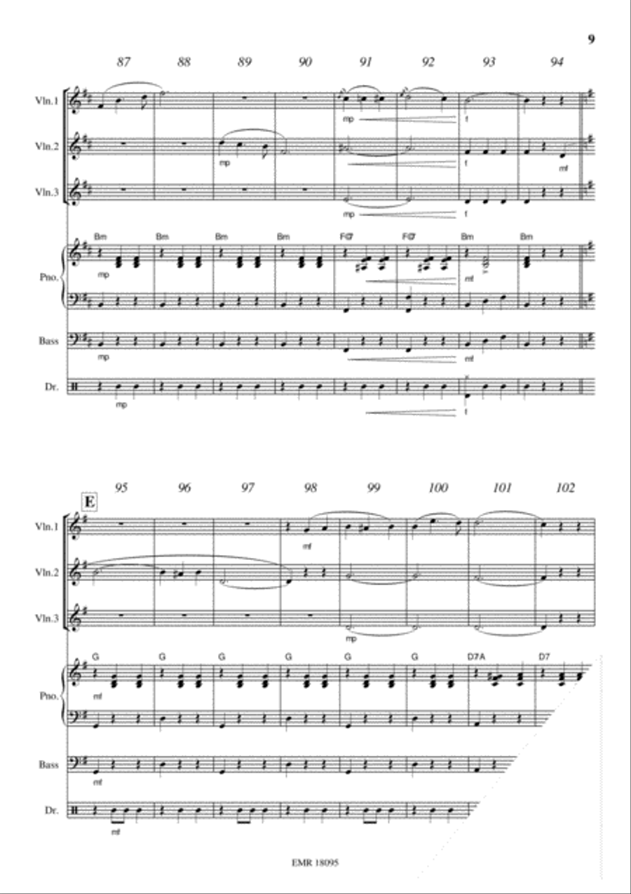 Donauwellen Violin scores gallery preview page 9