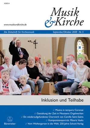 Musik & Kirche, Heft 5/2020