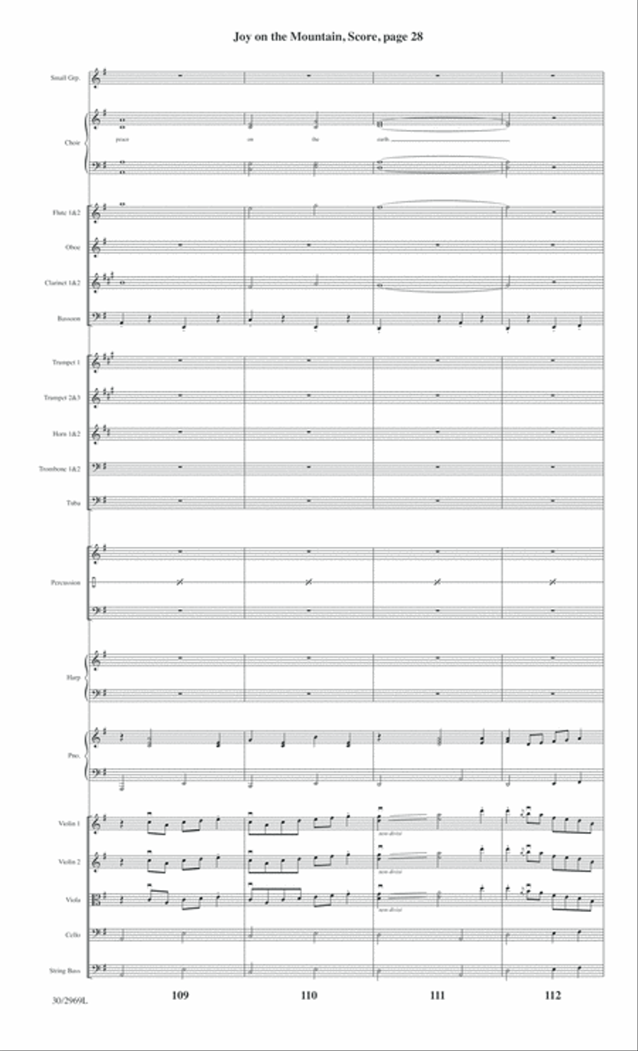 The Heart of Christmas - Full Score Choir scores gallery preview page 157