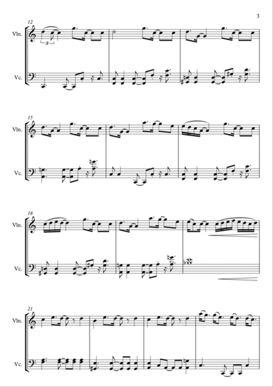 Thank U, Next Thank U, Next String Duet scores gallery preview page 5