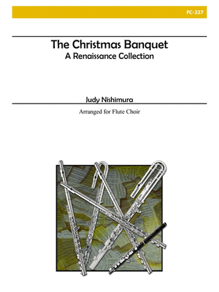 Book cover for The Christmas Banquet for Flute Choir