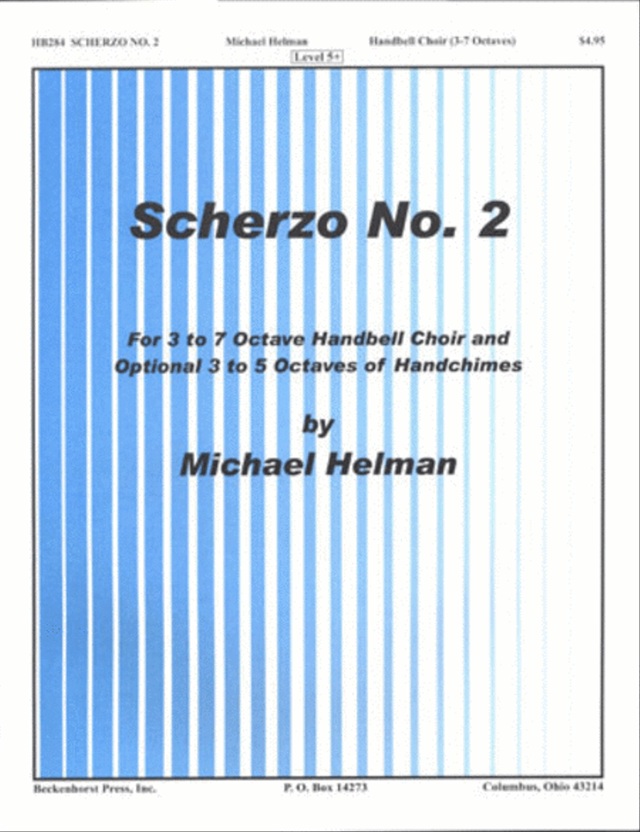Scherzo No. 2 Handbell Choir scores gallery preview page 1