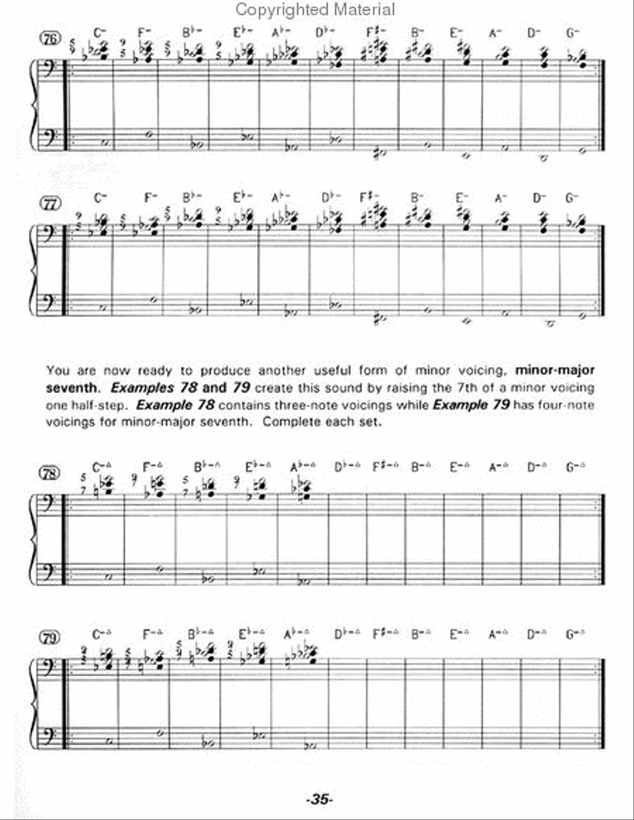 Jazz Piano Voicings For The Non-Pianist Voice scores gallery preview page 6