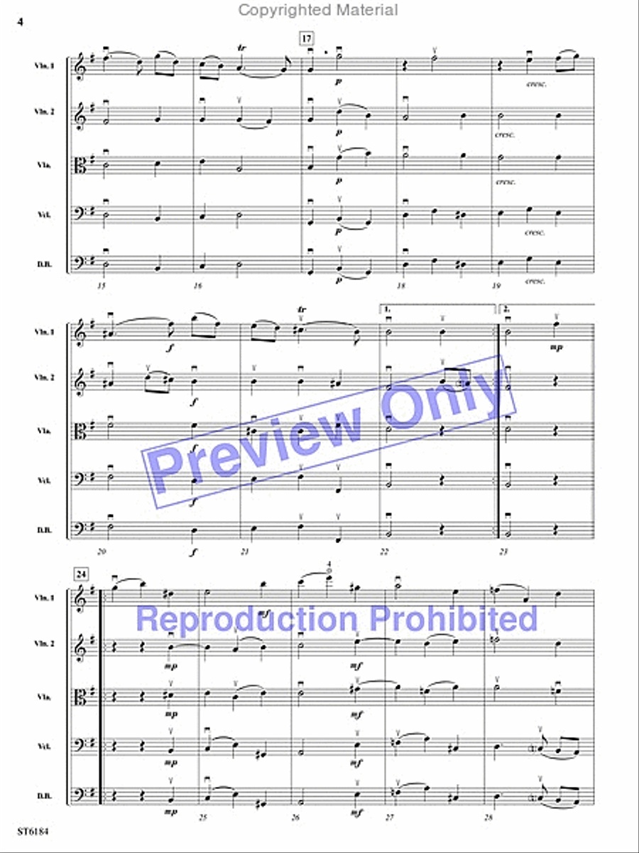 Sonata No. 8 Sonata No. 8 String Orchestra scores gallery preview page 3