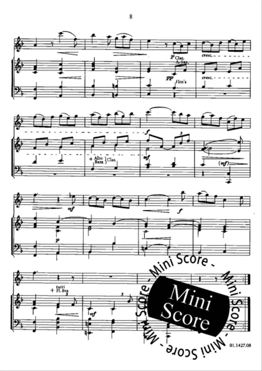Concerto for Oboe and Band Concert Band scores gallery preview page 12