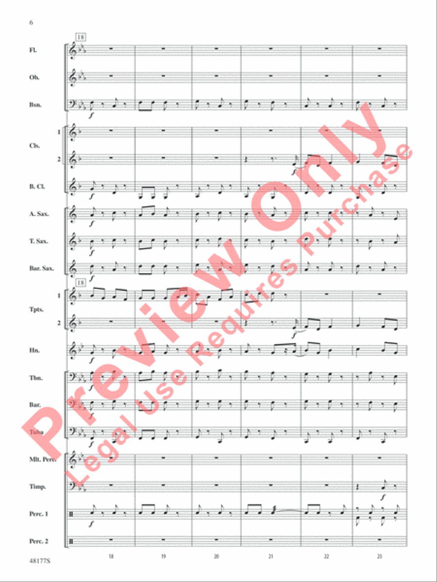 English Folk Song Suite English Folk Song Suite Concert Band scores gallery preview page 7