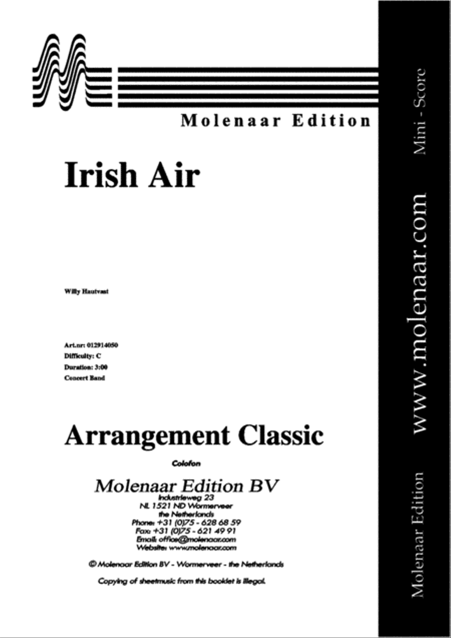 Irish Air Concert Band scores gallery preview page 2