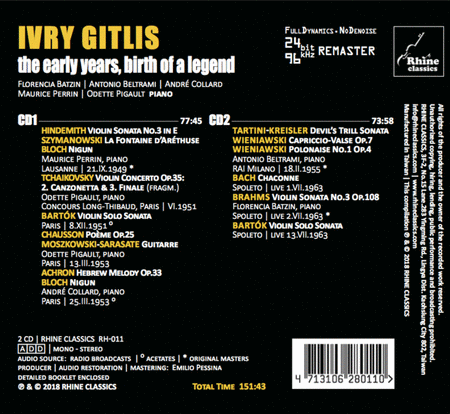 Ivry Gitlis: The Early Years - Birth of a Legend