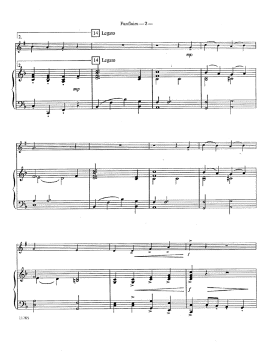 Fanflairs B-Flat Trumpet scores gallery preview page 3