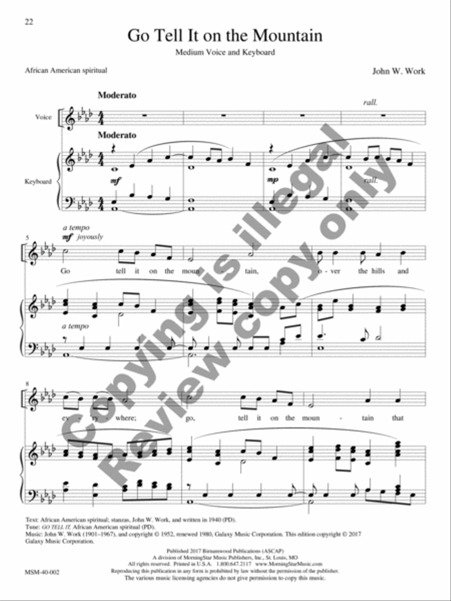 Seasons and Celebrations (Winter) Medium Voice scores gallery preview page 43