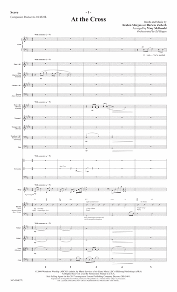 At the Cross - Orchestral Score and CD with Printable Parts