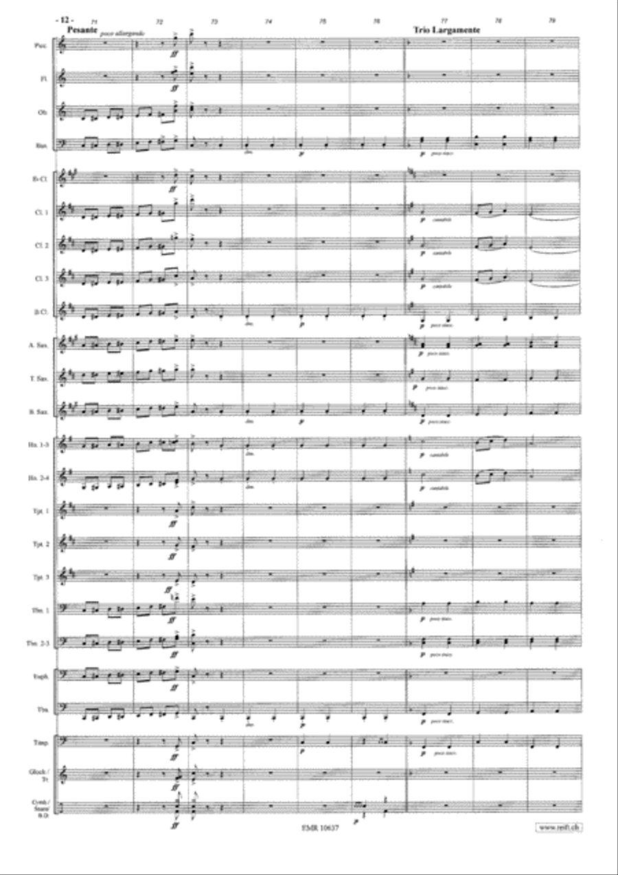 Brassed Off Concert Band scores gallery preview page 13