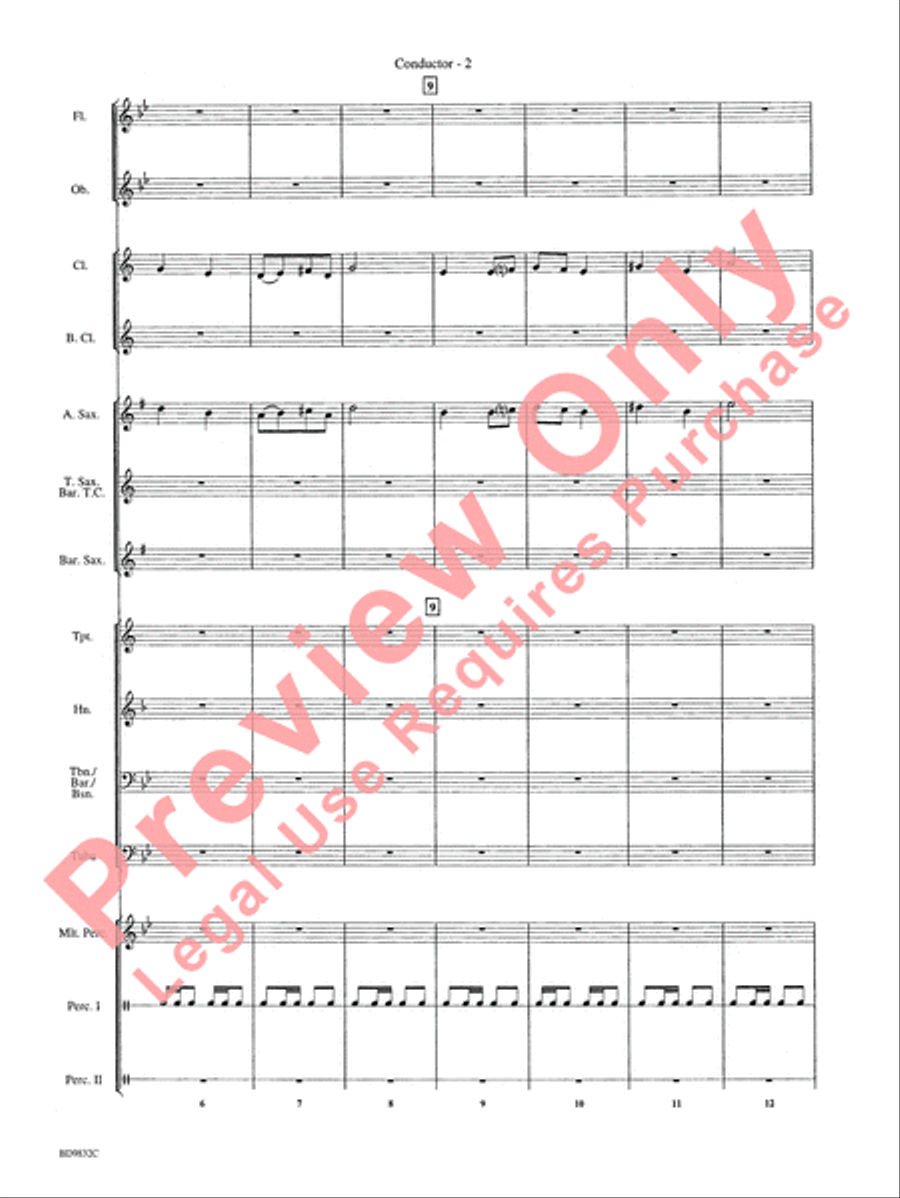 Freedom's March Concert Band scores gallery preview page 5