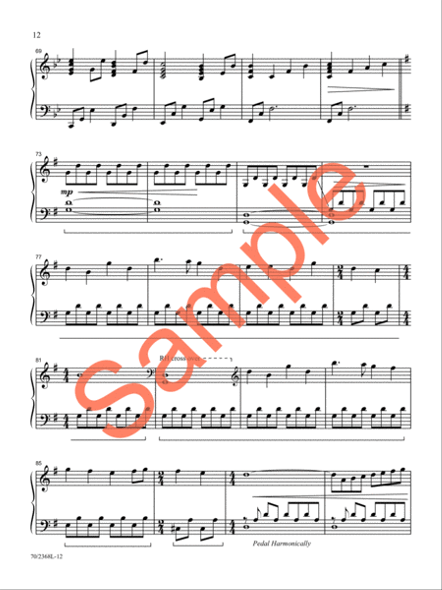 Glad Tidings of Great Joy Piano Solo scores gallery preview page 11