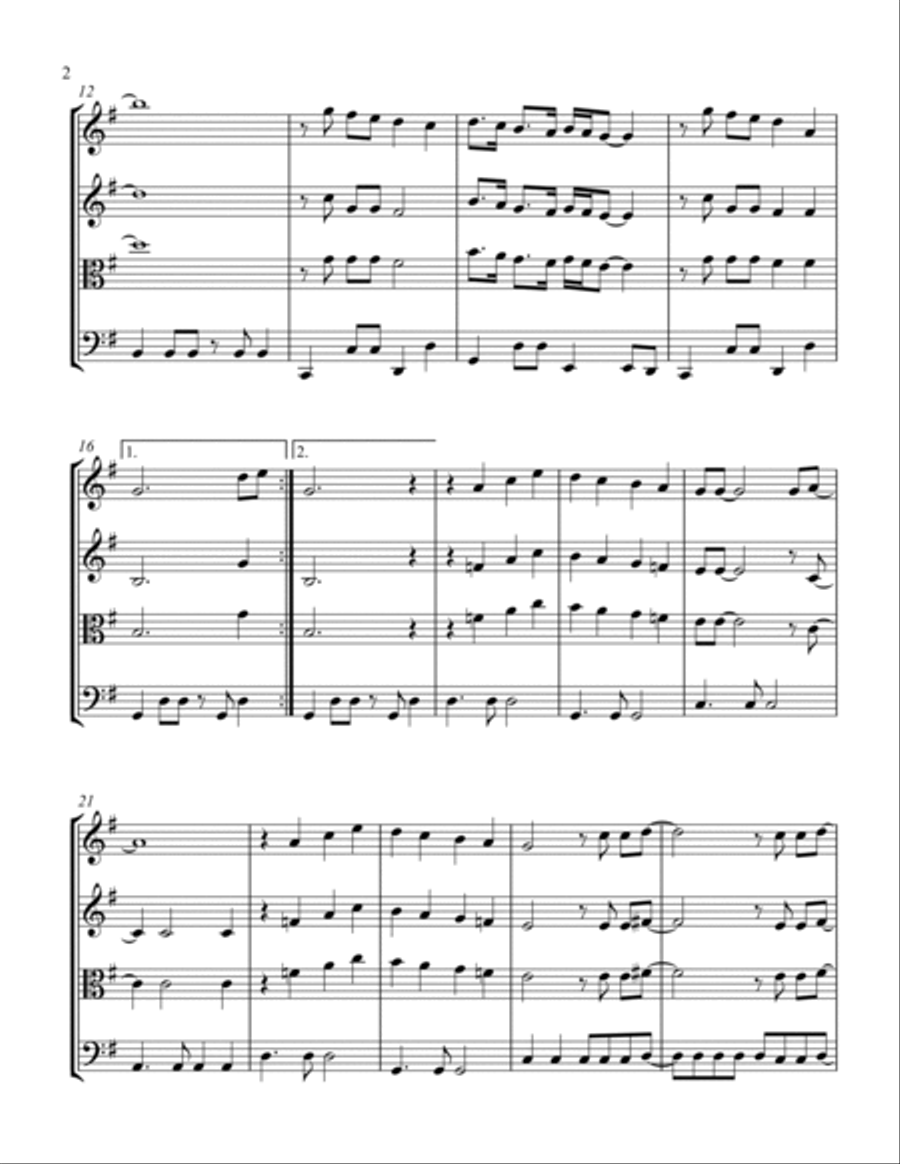 I Want To Hold Your Hand String Trio scores gallery preview page 2