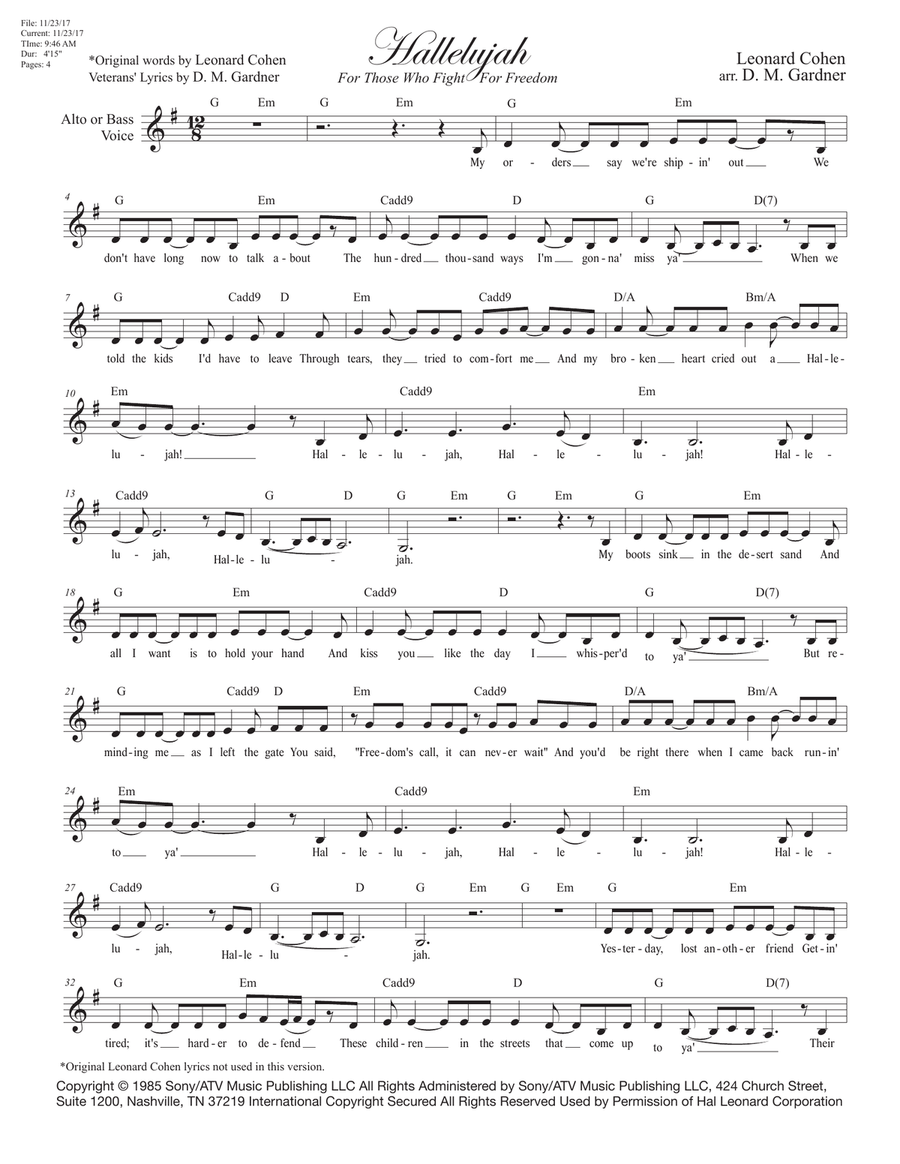 Hallelujah Hallelujah Small Ensemble scores gallery preview page 3